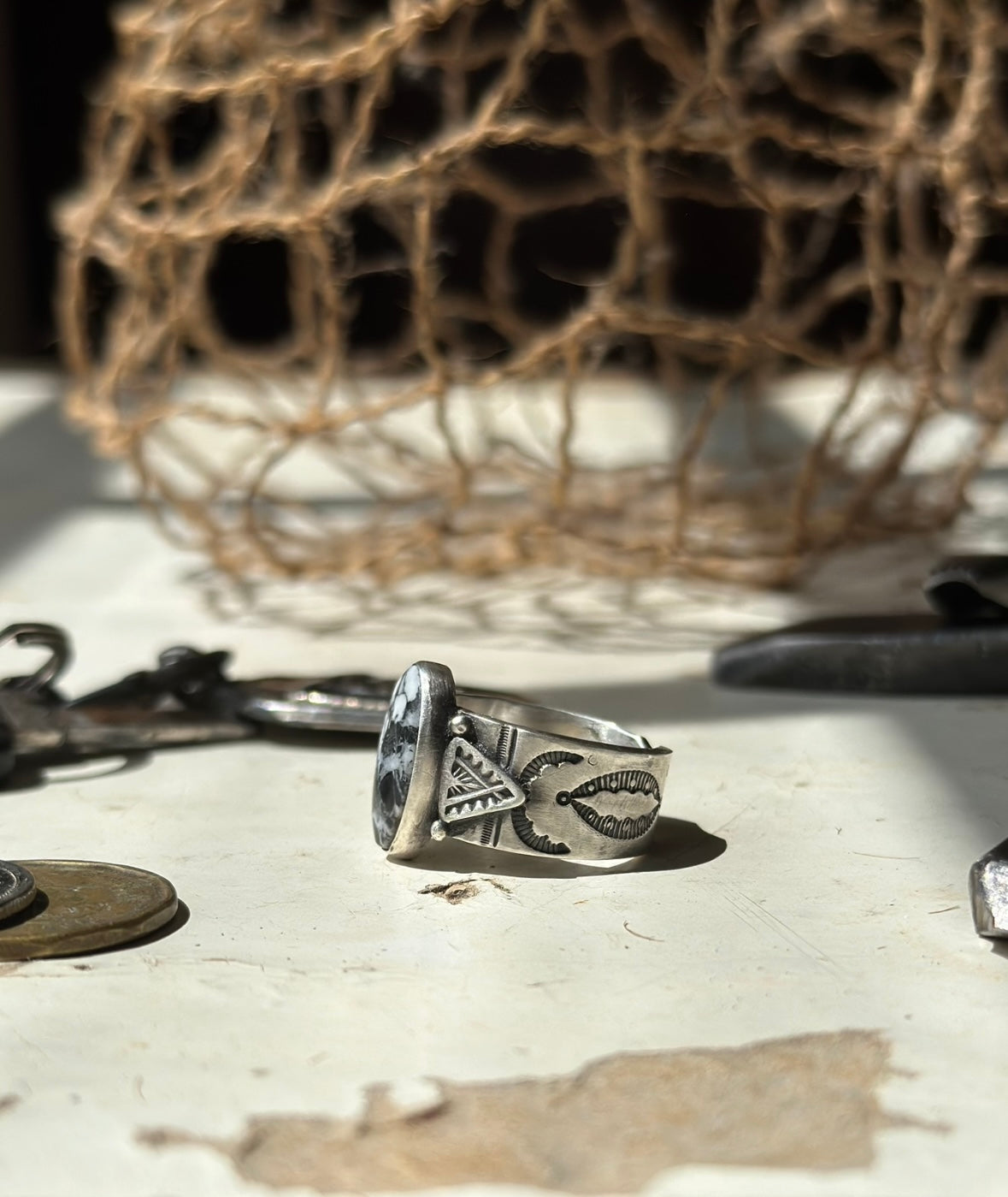 Bague “White Buffalo” (T63)