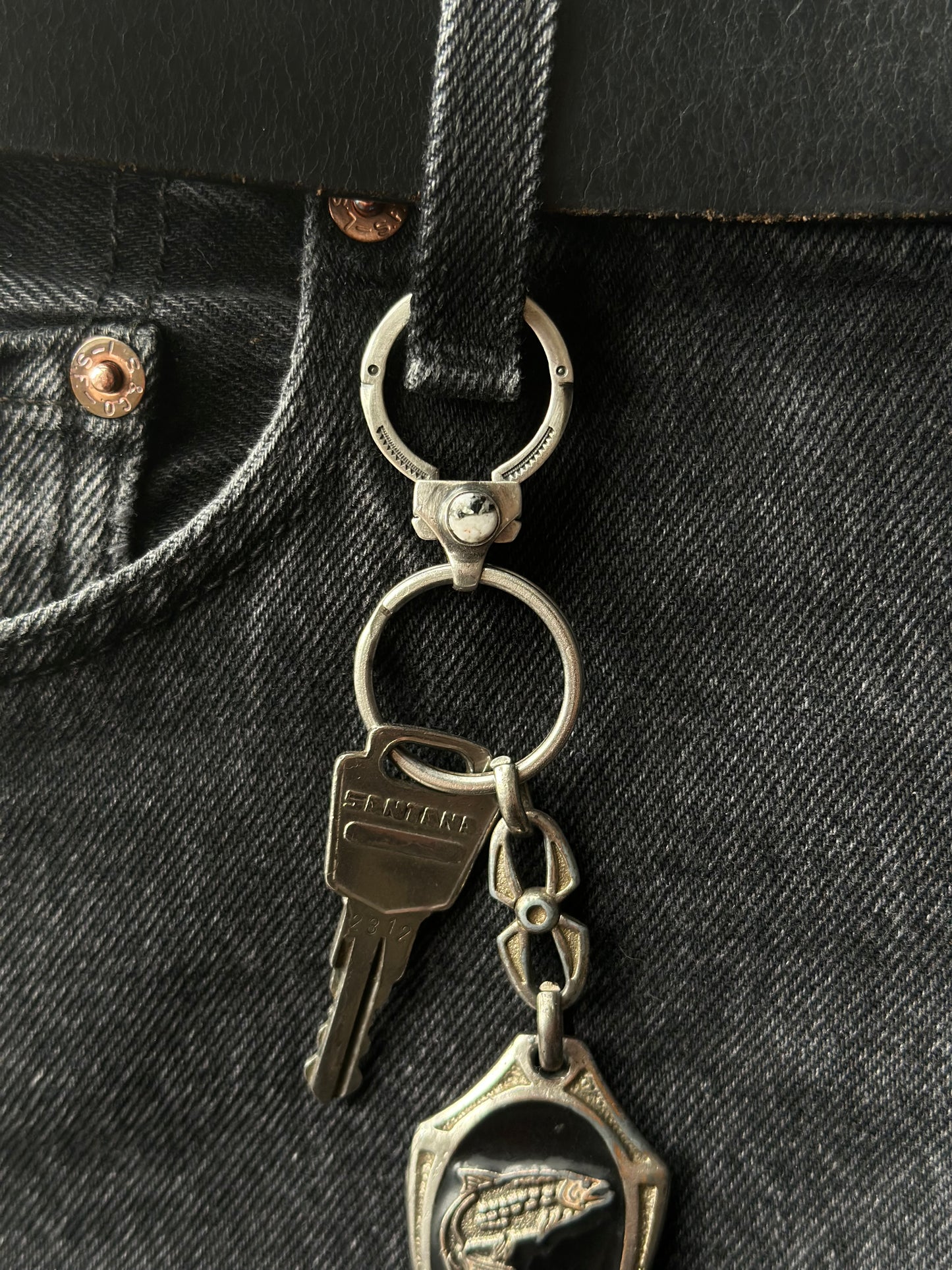 Porte-clés   “white Buffalo”