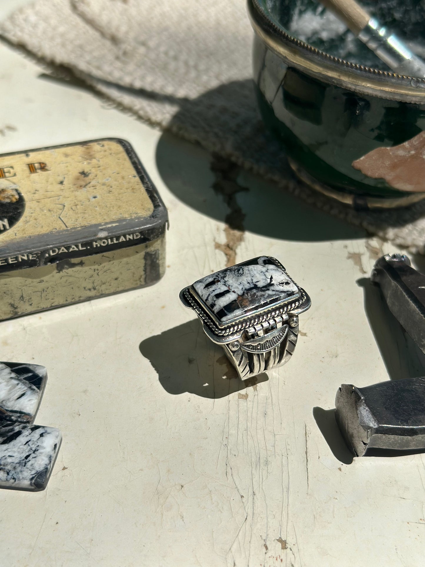 Bague “White Buffalo” (T63)